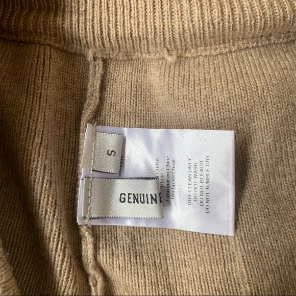 Genuine People Khaki Cashmere Drawstring Pants - Picture 11 of 16